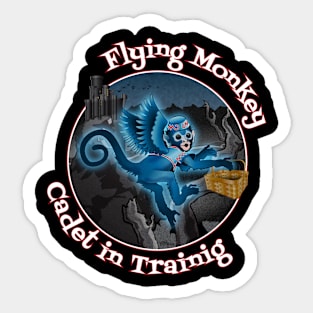 Flying Monkey Cadet Sticker